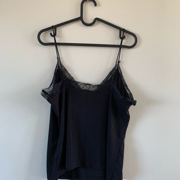 πBlack Lacy H&M Tank Top - Picture 3 of 4